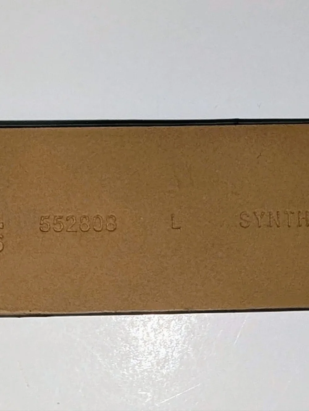 [NWT] Michael Kors Triple Loop Vanilla Belt with Gold-Tone Buckle Size Lg